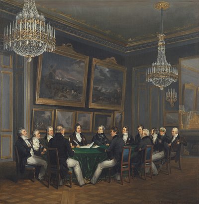 ルイ・フィリップ（1773-1850）オルレアン公爵、1830年7月31日、レルム中将の公布に署名 作： Joseph Desire Court