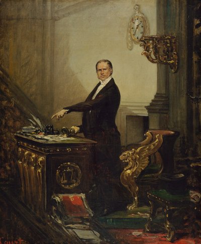 アンドレ・デュパンの肖像、1783～1865年頃。 1850年。 作： Joseph Desire Court