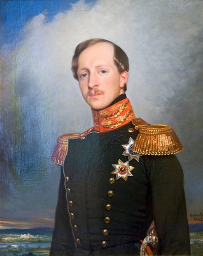 オルデンブルクのピーター公爵の肖像、1842年。 作： Joseph Desire Court