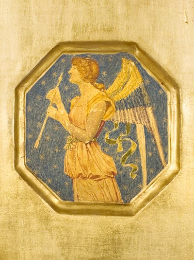 矢を持った天使（「Crystofore」より細部 作： Joseph Edward Southall
