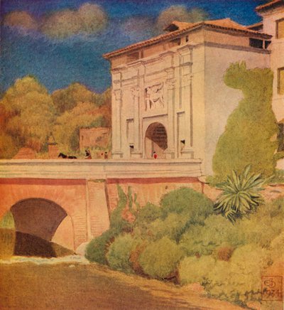 ポルタカヴール、トレビソ、1934年、1936年。 作： Joseph Edward Southall