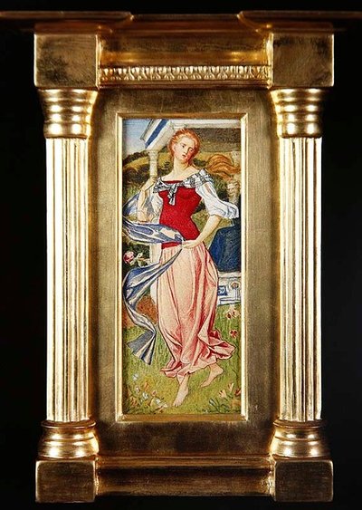 アレトゥーサのフィギュアの習作 作： Joseph Edward Southall
