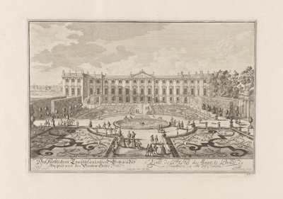 1719年、ウィーンのパレ・トラウトソン。 作： Joseph Emanuel Fischer von Erlach