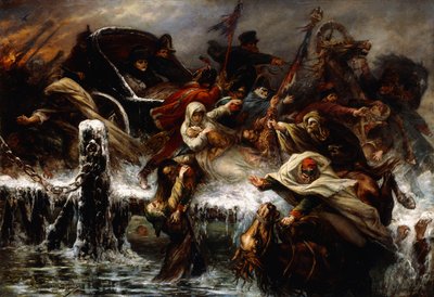 皇帝を通過させよう！、1901 作： Joseph Emanuel Van Den Bussche