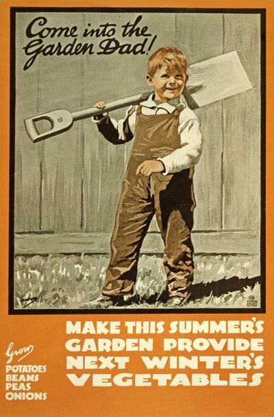 第一次世界大戦の農業、1915年頃（ポスター） 作： Joseph Ernest Sampson