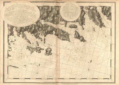 英国海軍が使用するために出版された大西洋海王星 作： Joseph F. W. Des Barres