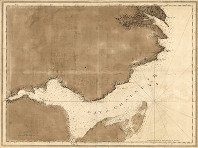 英国海軍が使用するために出版された大西洋海王星 作： Joseph F. W. Des Barres