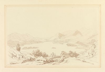 ダーウェント湖の全景 作： Joseph Farington