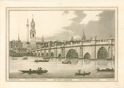 ロンドン橋、1795 作： Joseph Farington