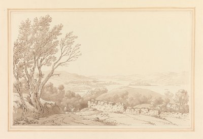 バリグの上からウィンダミアの景色 作： Joseph Farington