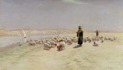 彼はそれらを砂の道を運転した...、1891 作： Joseph Farquharson