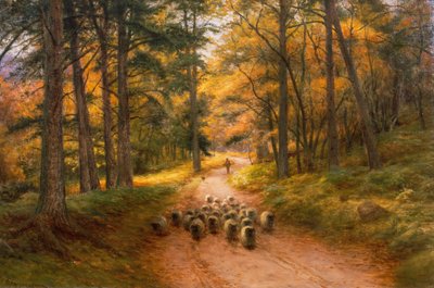 帰り道（キャンバスに油彩） 作： Joseph Farquharson