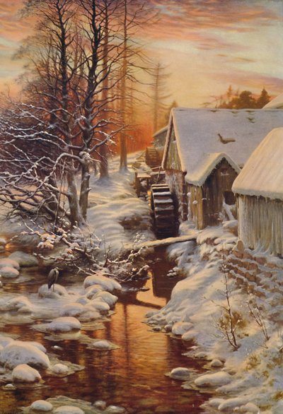 雪の沈黙、1907年。 作： Joseph Farquharson