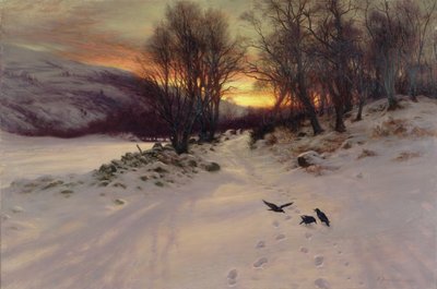 夕暮れの西が輝くとき 作： Joseph Farquharson