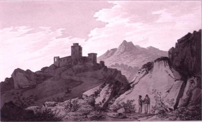 風景スケッチ 作： Joseph Francis Burrel
