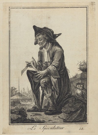 Le Speculateur 投機家、1784 作： Joseph Franz Goez von