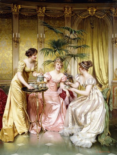お茶のための3つ、 作： Joseph Frederick Charles Soulacroix