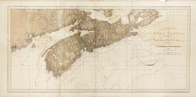 ノバスコシア州の海図 作： Joseph Frederick Wallet DesBarres