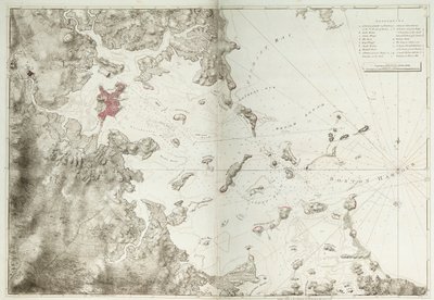 ボストン港の海図 作： Joseph Frederick Wallet DesBarres