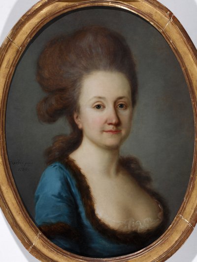 ユーフロシン・カタリーナ・フォン・ボックの肖像、生まれフォンスタッケルベルク1752-1821、1780 作： Joseph Friedrich August Darbes