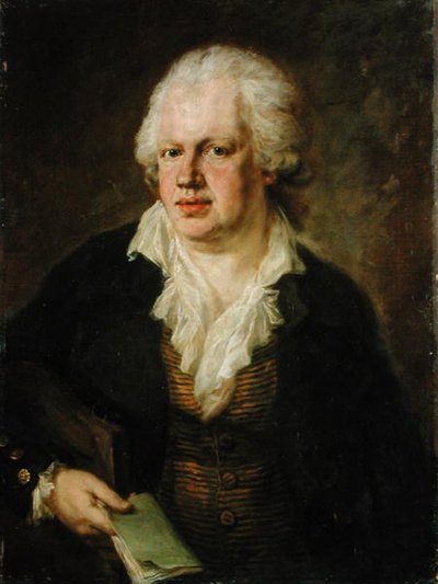 詩人ジョセフ・マリウス・フォン・バボ（1756-1822）の肖像 作： Joseph Georg Edlinger