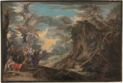 ジェイコブスドリーム、c。 1720。 作： Joseph Goupy