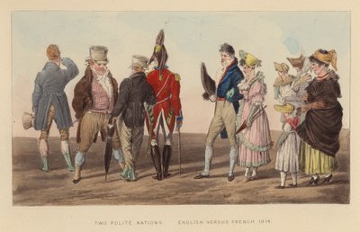 二つの礼儀正しい国、英語対フランス語 作： Joseph Grego