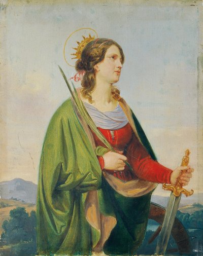 聖カタリナ 作： Joseph Hasslwander