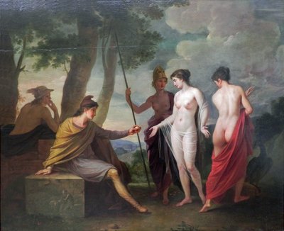 ドイツ語：Das Urteil des Paris パリの審判 作： Joseph Hauber