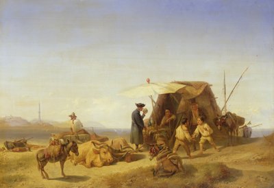 イタリアの風景 作： Joseph Heinrich Marr