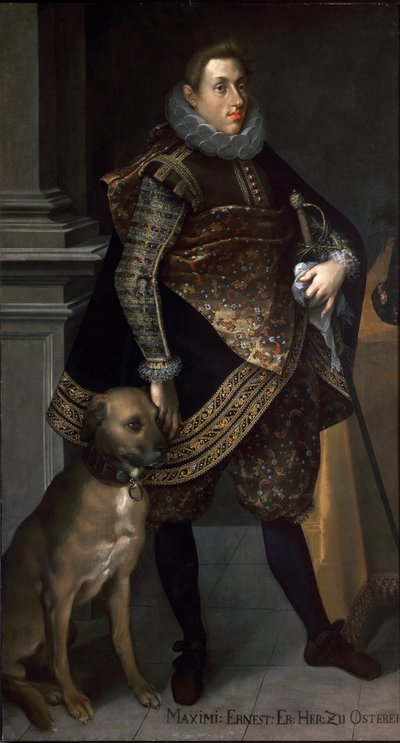 アーネスト大公の肖像 作： Joseph Heintz