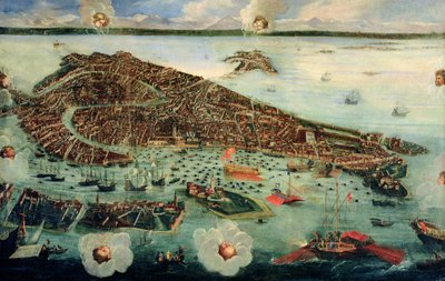 ベニスの鳥瞰図 作： Joseph Heintz der Jüngere
