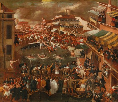 ヴェネツィアの拳の橋。 作： Joseph Heintz the Younger