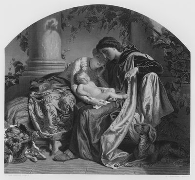 ロイヤル・コレクションの絵からの長男の肖像（エングレービング 作： Joseph Henri François van Lerius