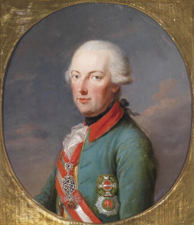 神聖ローマ皇帝フランシス2世の肖像1768-1835 作： Joseph Hickel