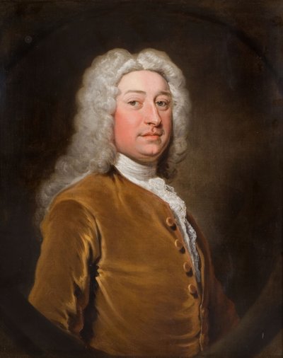 ファーニバルズ インのジョン ホワイトホールの肖像、1731 年。 作： Joseph Highmore