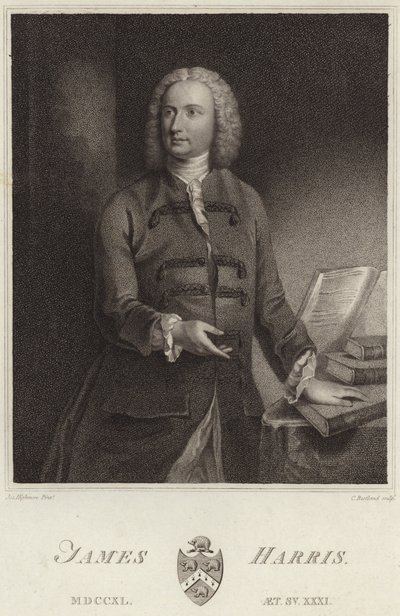 ジェームス・ハリスの肖像（1709-80） 作： Joseph Highmore