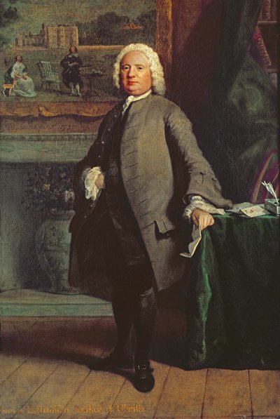 サミュエル・リチャードソンの肖像（1689-1761）1750 作： Joseph Highmore
