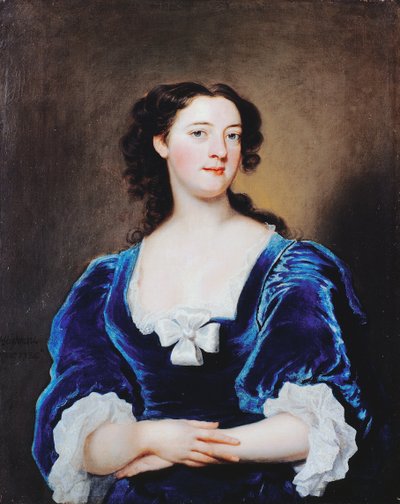 貴婦人の肖像 作： Joseph Highmore