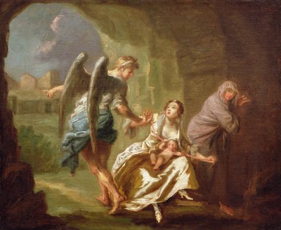 慈悲の天使、1746年頃 作： Joseph Highmore
