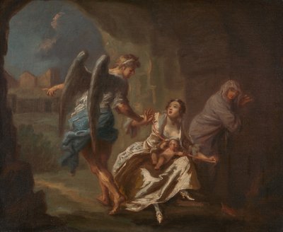 慈悲の天使、ca。 1746。 作： Joseph Highmore