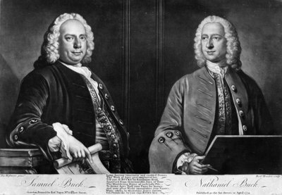 リチャードヒューストンによって刻まれたバックブラザーズ、1774 作： Joseph Highmore