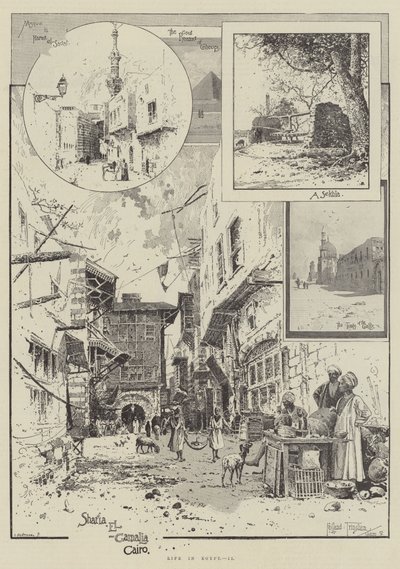 エジプトでの生活 作： Joseph Holland Tringham