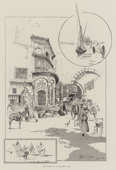 エジプトでの生活、カイロについて 作： Joseph Holland Tringham