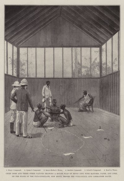 ベナン遠征 作： Joseph Holland Tringham