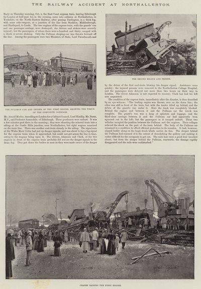 ノーザラートンでの鉄道事故 作： Joseph Holland Tringham