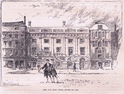 古い東インド家AD 1630 作： Joseph Holland Tringham