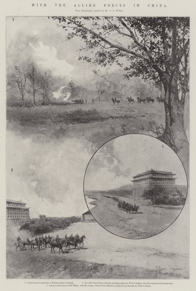 中国の連合軍と 作： Joseph Holland Tringham