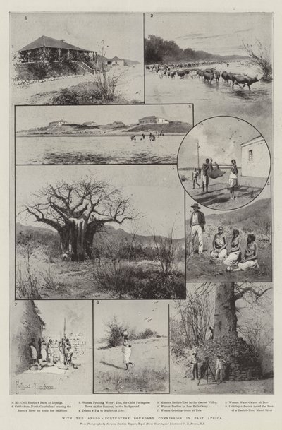 東アフリカのアングロポルトガル国境委員会と共に 作： Joseph Holland Tringham