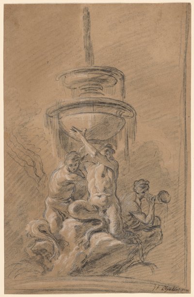 3 つのトリトンの噴水 作： Joseph Ignace François Parrocel